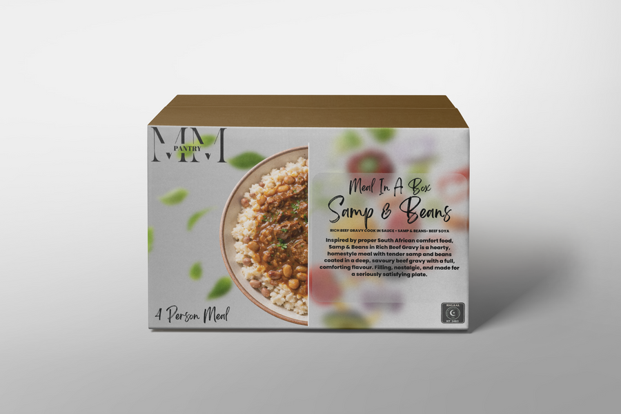 Samp & Beans in Rich Beef Gravy – Meal in a Box
